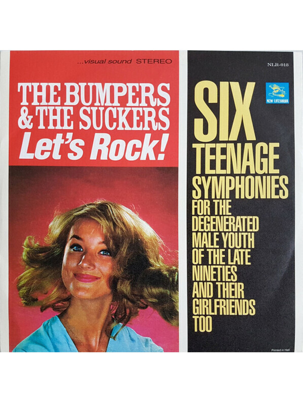 JET BUMPERS / CELLOPHANE SUCKERS LETS ROCK VINYL RECORD smut peddlers v8 wankers